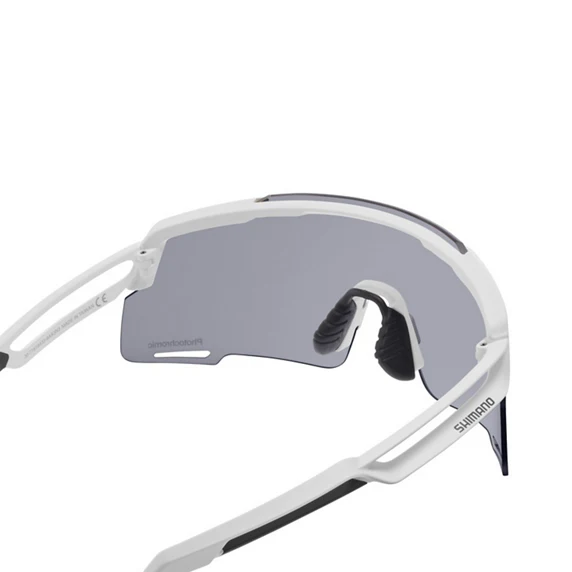 Okulary SHIMANO EQUINOX 4 CE-EQNX5 Biały mat Szare soczewki fotochromowe - Image 4