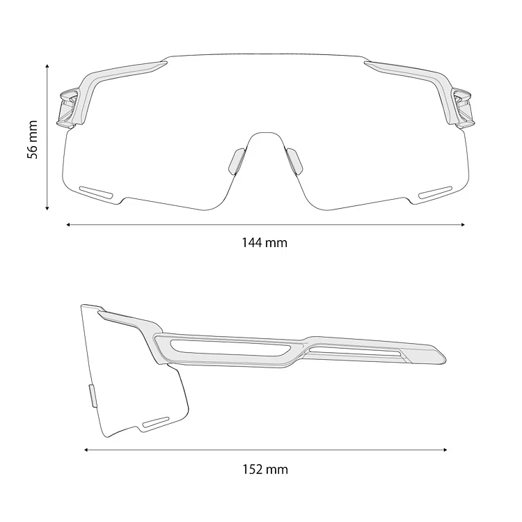 Okulary szosowe SHIMANO EQUINOX 4 CE-EQNX5 Matt White Ridescape - Image 7