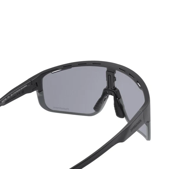 Okulary SHIMANO PULSAR 3 z czarnymi, matowo-szarymi soczewkami fotochromowymi - Image 4