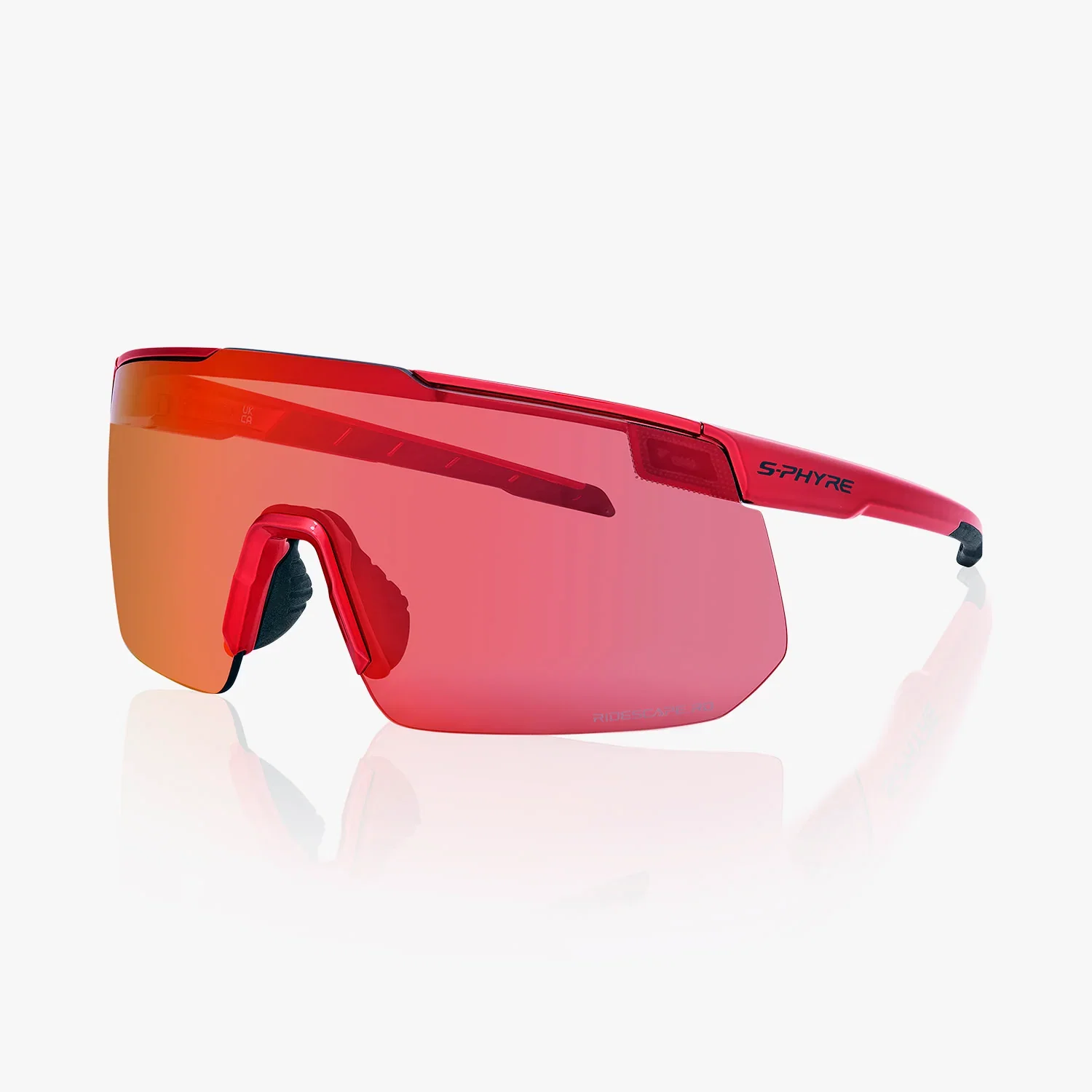 Okulary szosowe SHIMANO S-PHYRE CE-SPHR2 Metallic Red Ridescape