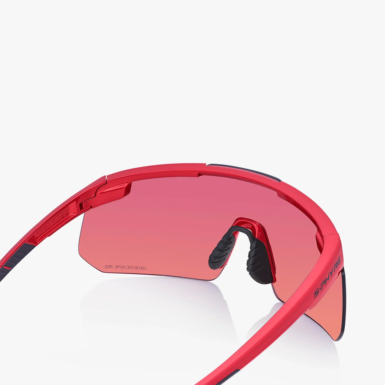 Okulary szosowe SHIMANO S-PHYRE CE-SPHR2 Metallic Red Ridescape - Image 4