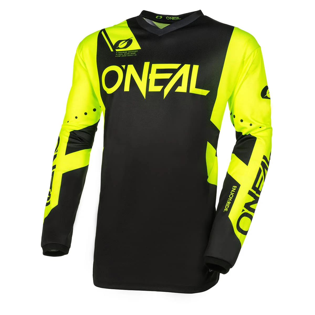 O'NEAL ELEMENT RACEWEAR Jersey czarny/żółty fluorescencyjny