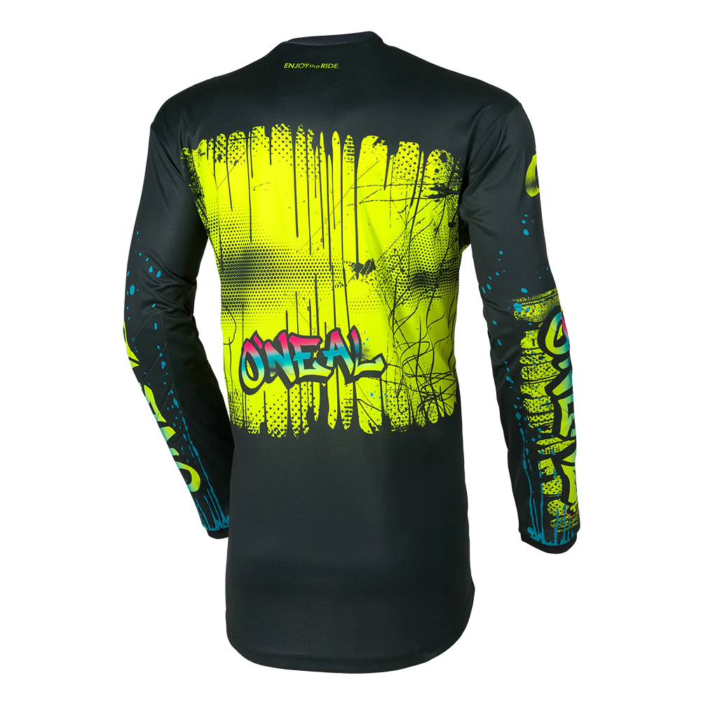 O'NEAL ELEMENT RANCID Junior Jersey z długim rękawem czarny/żółty - Image 2
