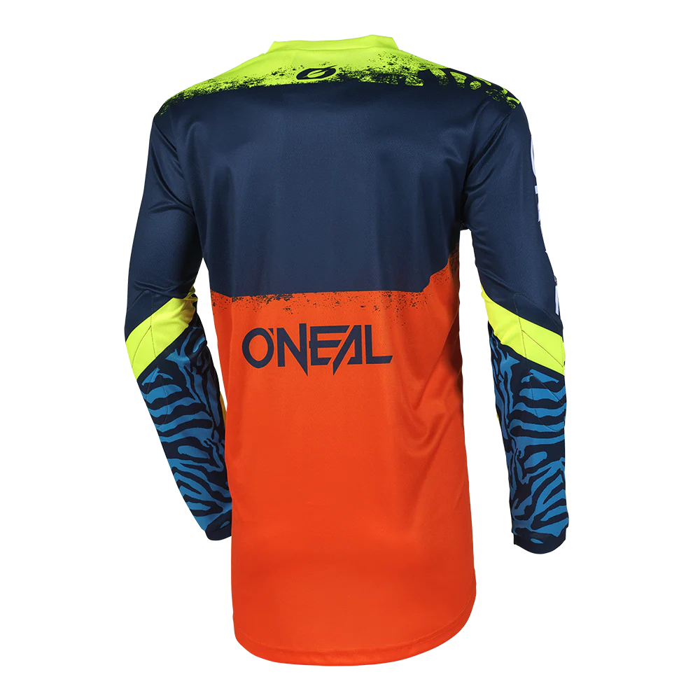 O'NEAL ELEMENT SHOCKER Junior Jersey z długim rękawem niebieski/pomarańczowy - Image 2