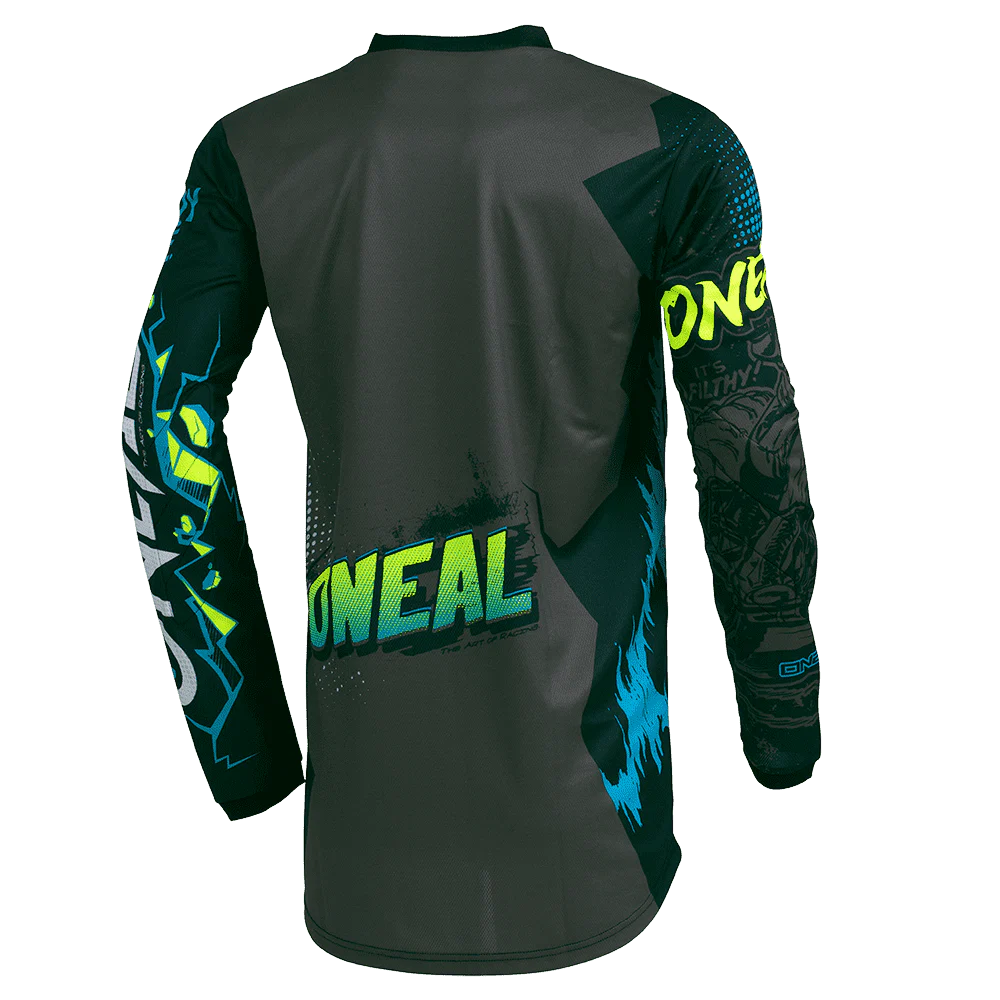 O'NEAL ELEMENT VILLAIN Junior Jersey z długim rękawem szary - Image 2