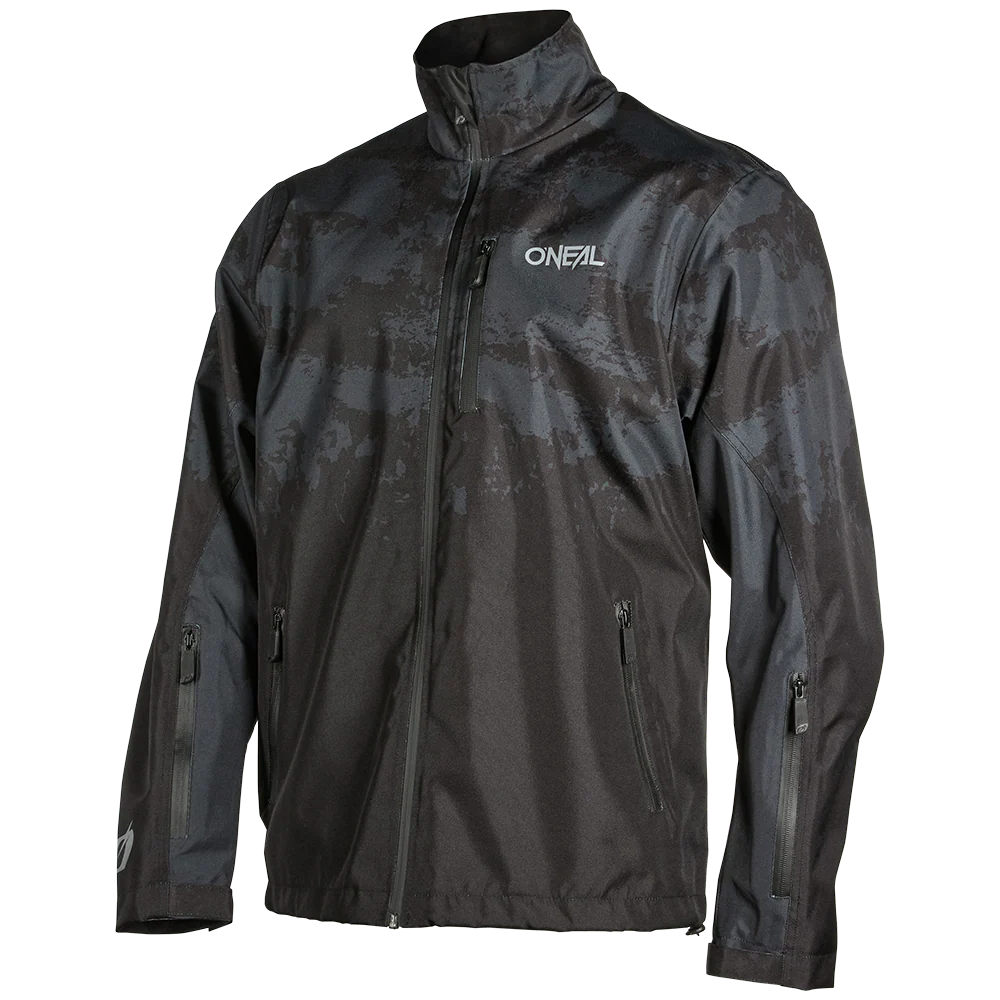 O'NEAL SHORE RAIN Jacket Black/Grey - Image 2