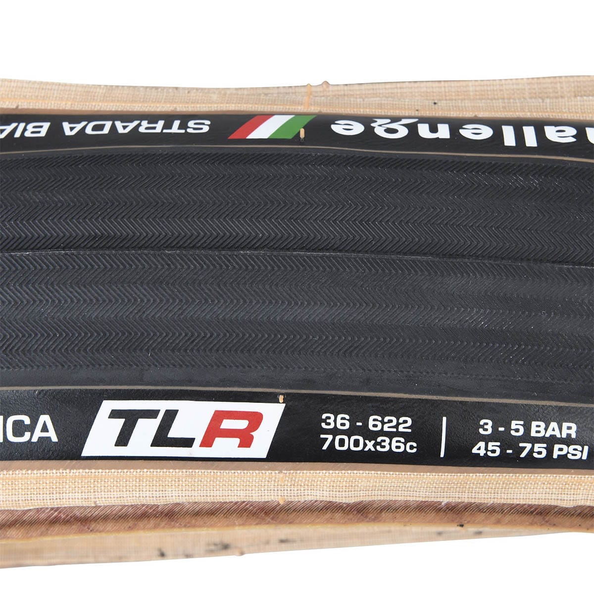 Opona CHALLENGE STRADA BIANCA NILON SUPERLIGHT 700x36c Tubeless Ready Beige - Image 2