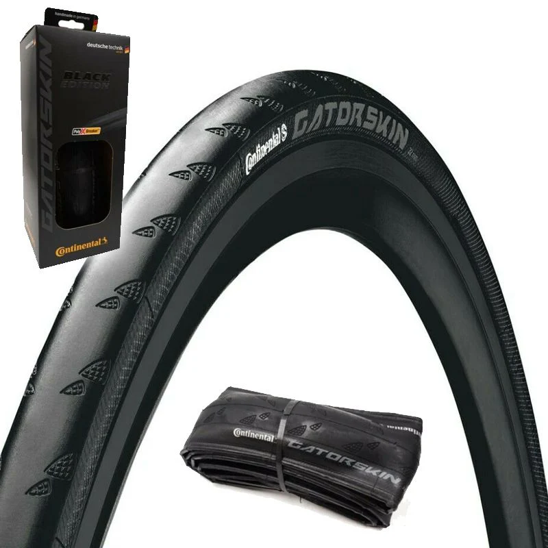 Opona CONTINENTAL GATORSKIN 700c TubeType Full Black - Image 2