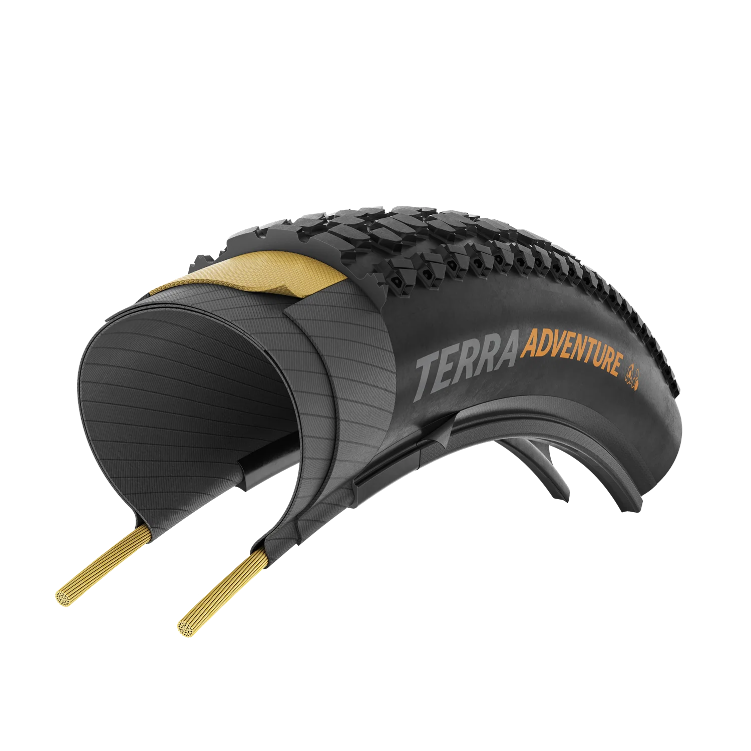 Opona CONTINENTAL TERRA ADVENTURE TRAIL GRIP 700x55c Tubeless Ready Black Reflex - Image 4