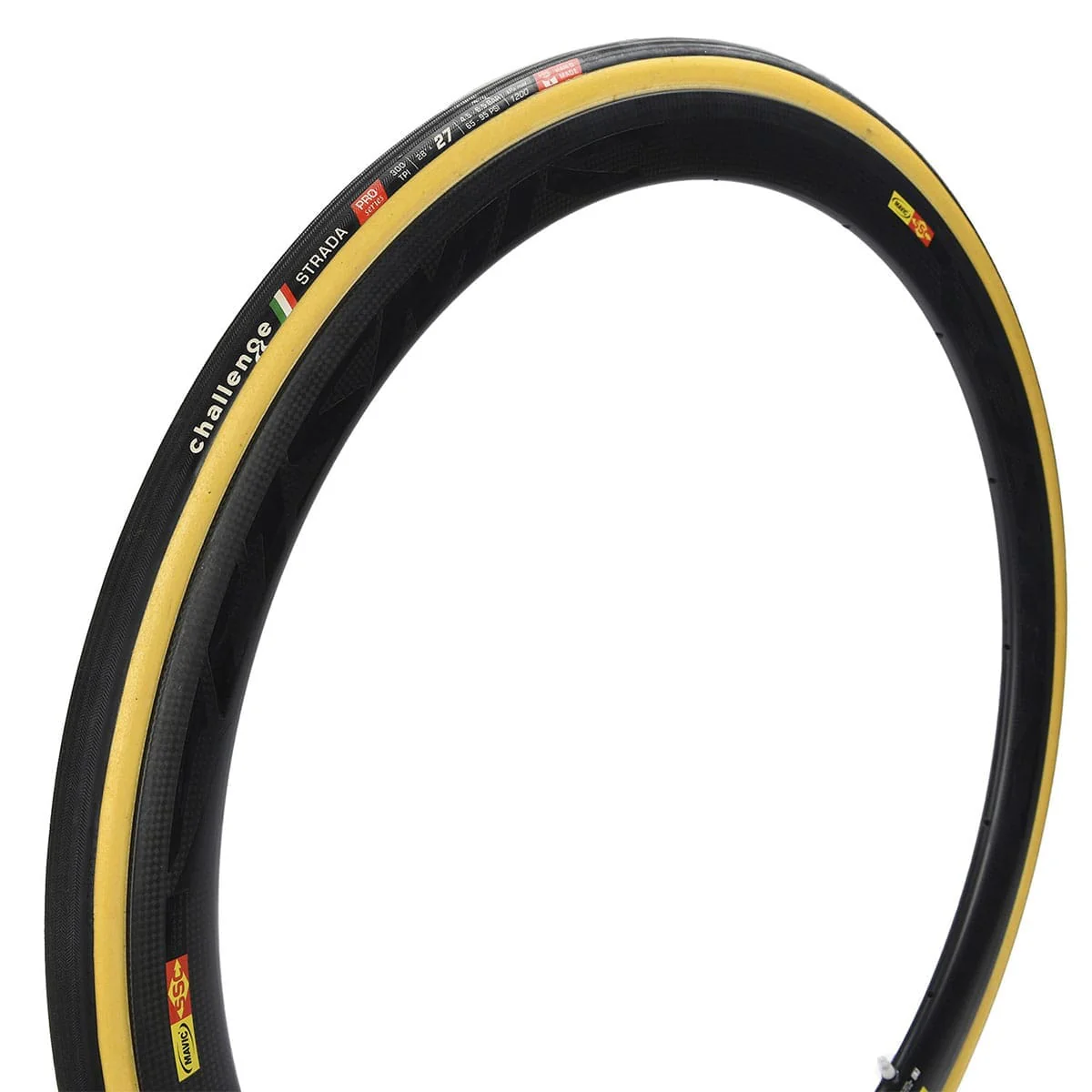 Opona dętkowa CHALLENGE STRADA 700x27c Beige