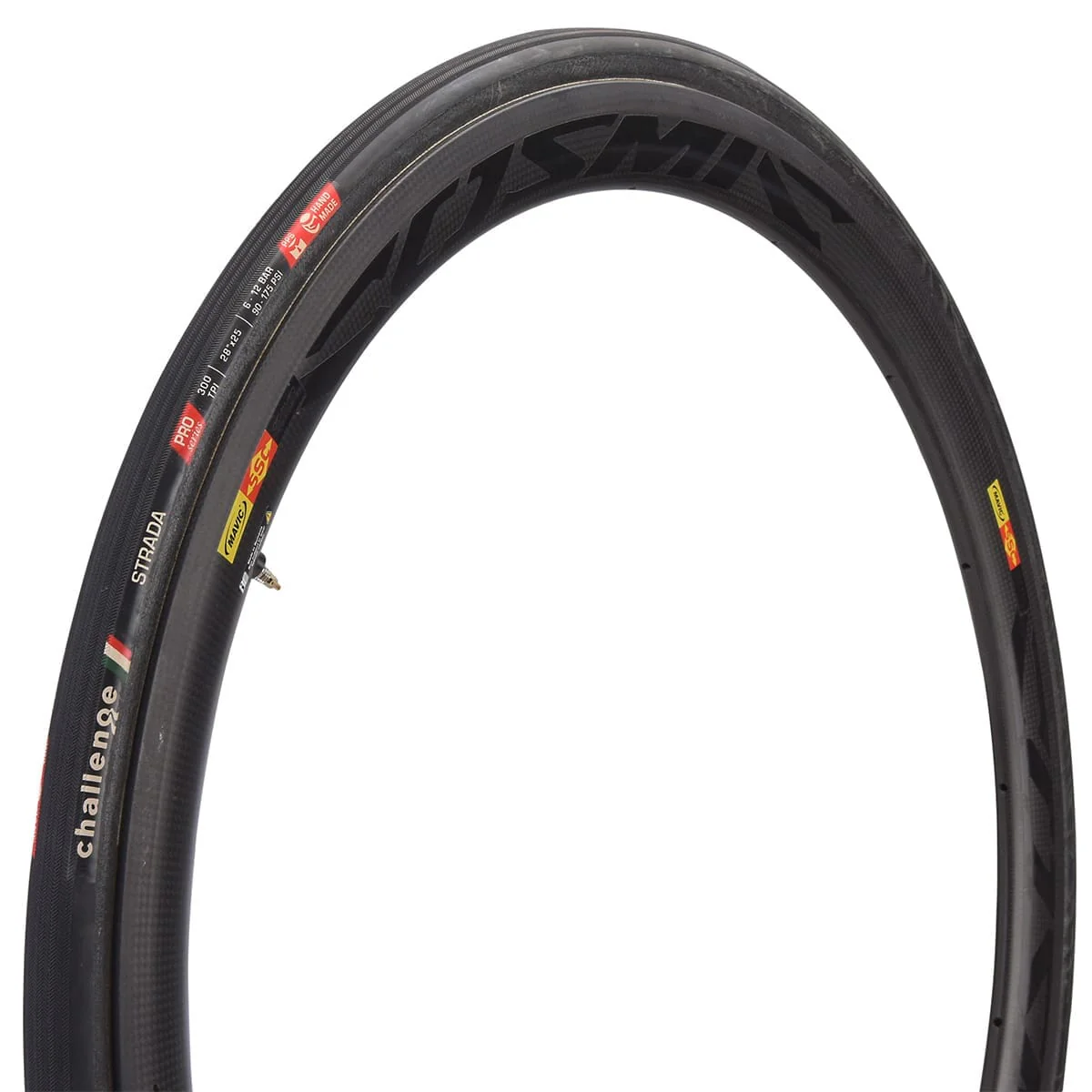 Opona dętkowa CHALLENGE STRADA PRO 700x25c czarna