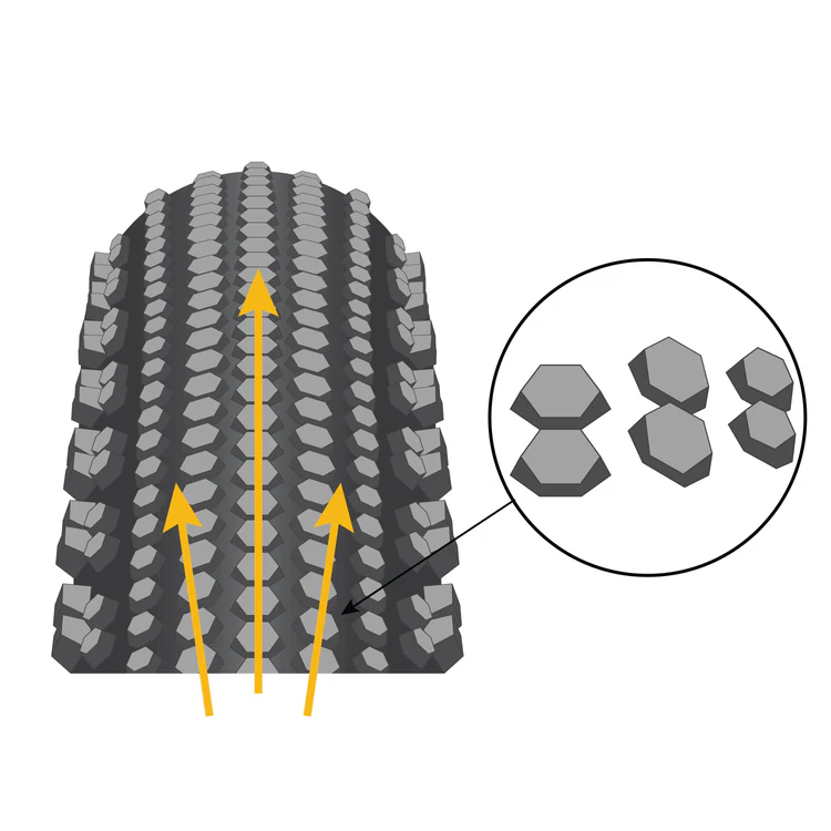 Opona ENVE HEX 700x52c Tubeless Ready czarna - Image 4