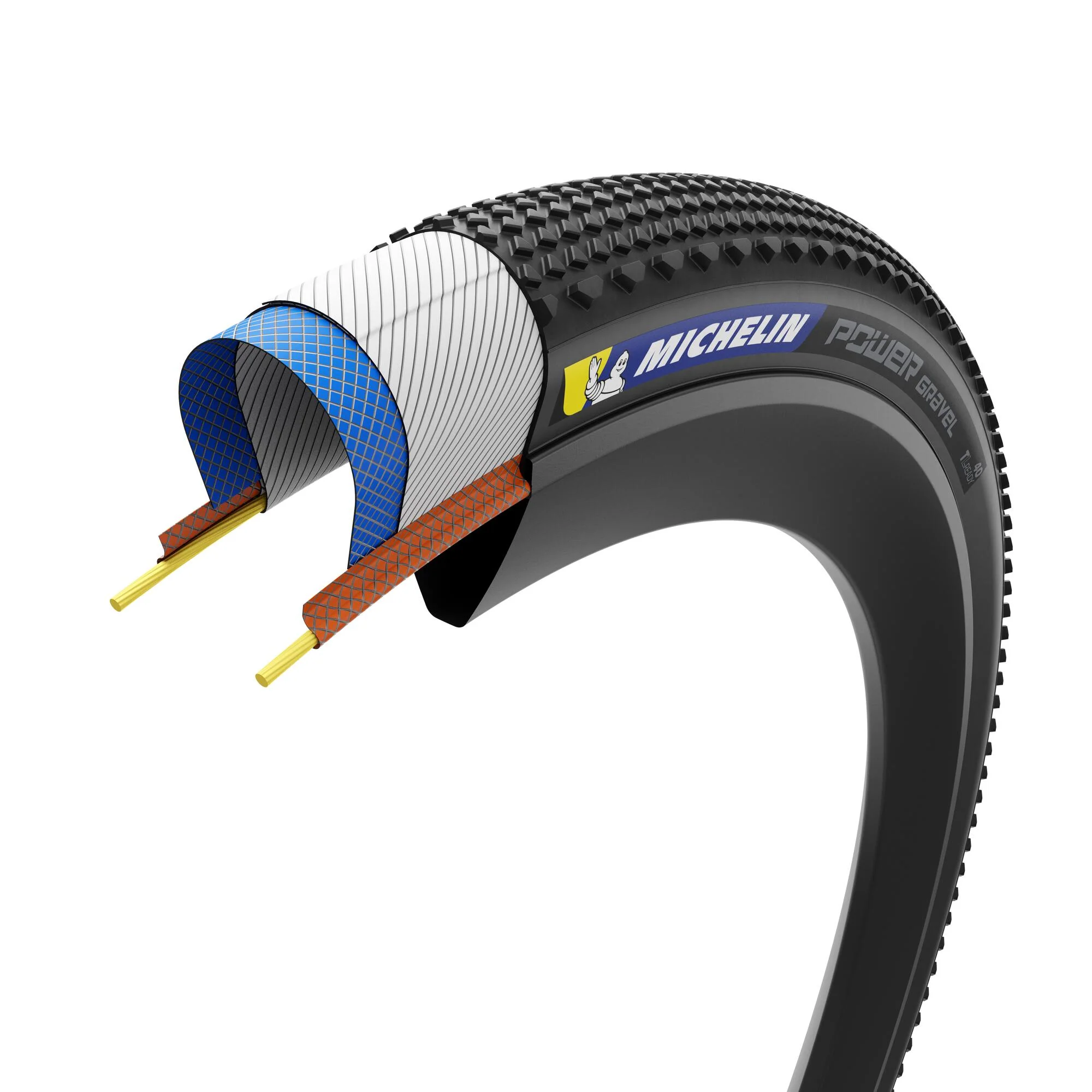 Opona MICHELIN POWER GRAVEL Competition Line 650x50 Tubeless Ready Brown - Image 8