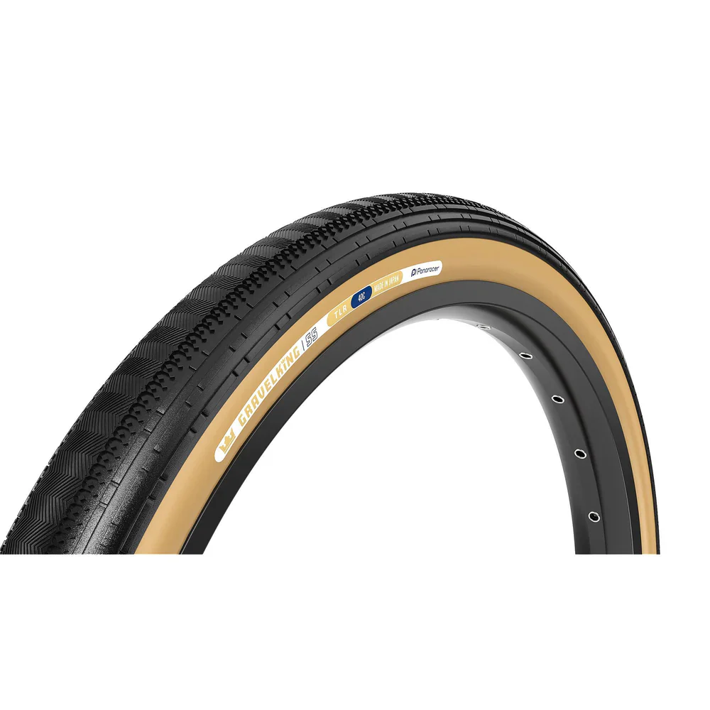 Opona PANARACER GRAVELKING SEMISLICK TLR 700x45c Tubeless Ready Beige