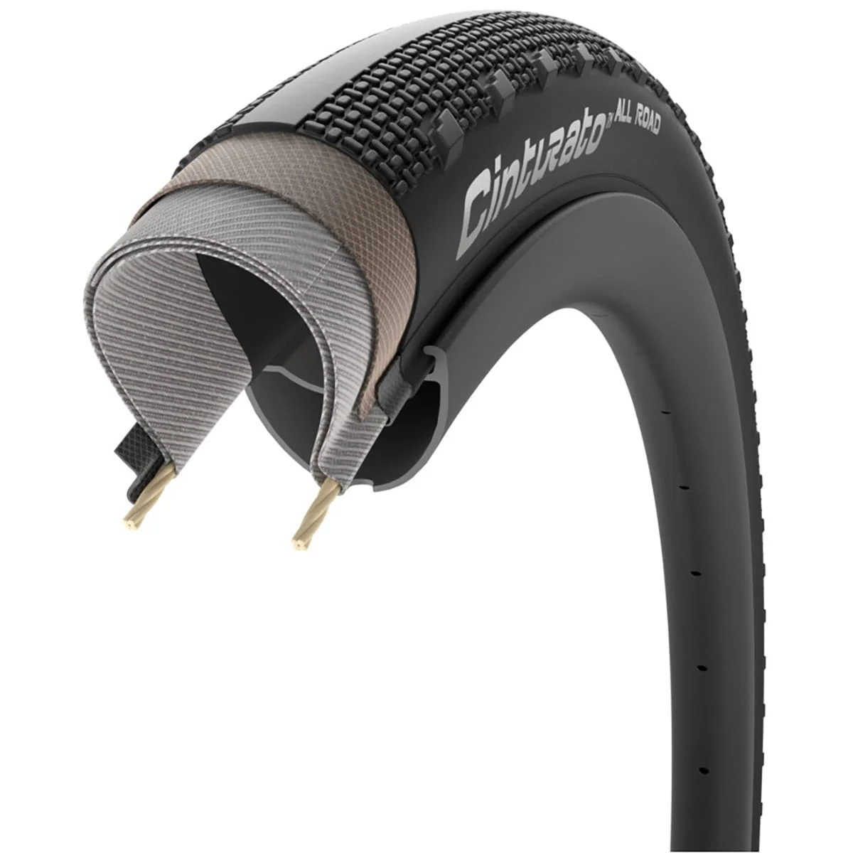 Opona PIRELLI CINTURATO ALL ROAD 700x40c Tubeless Ready Black - Image 6