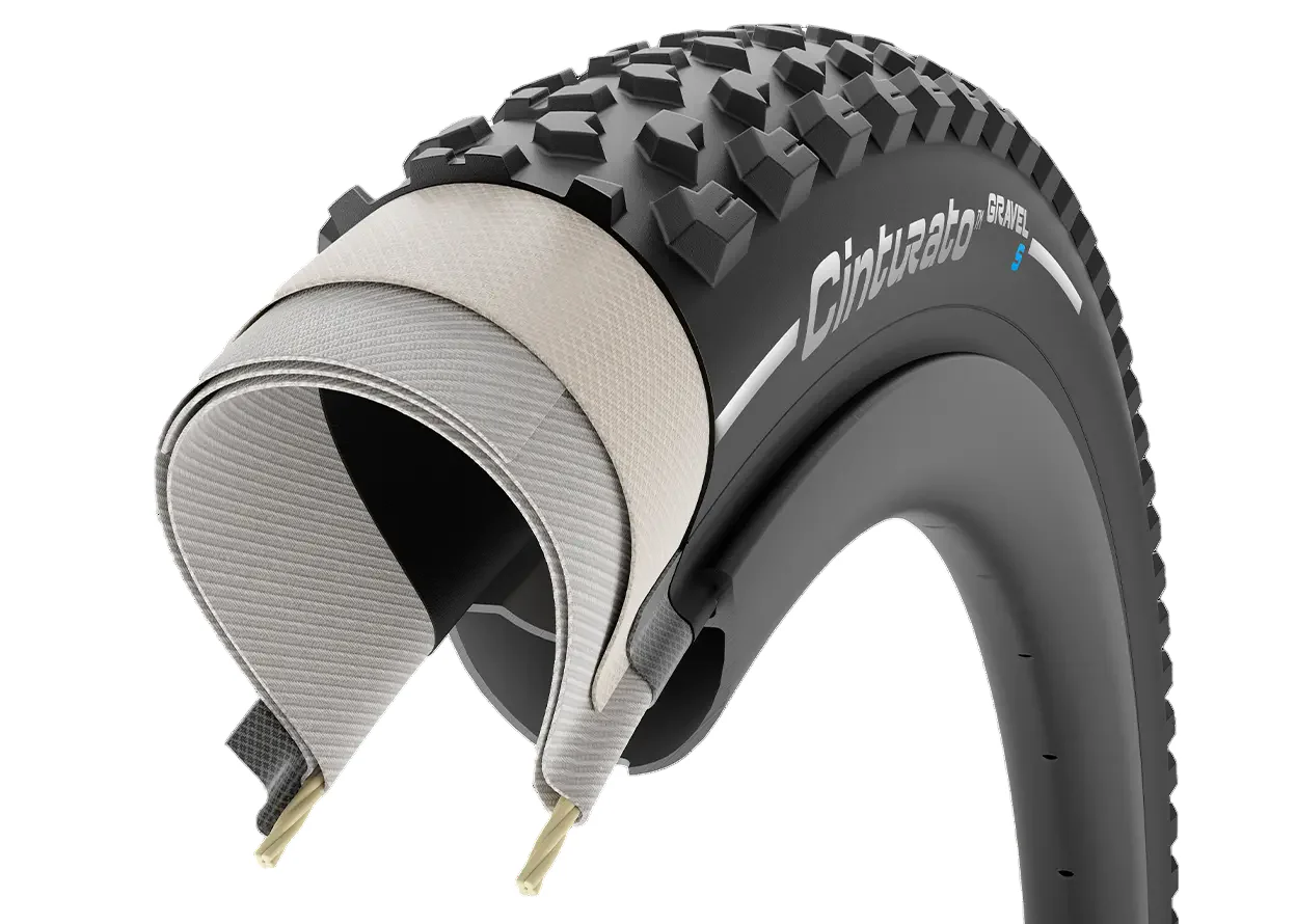 Opona PIRELLI CINTURATO GRAVEL S 700x40c Tubeless Ready Classic Beige - Image 4