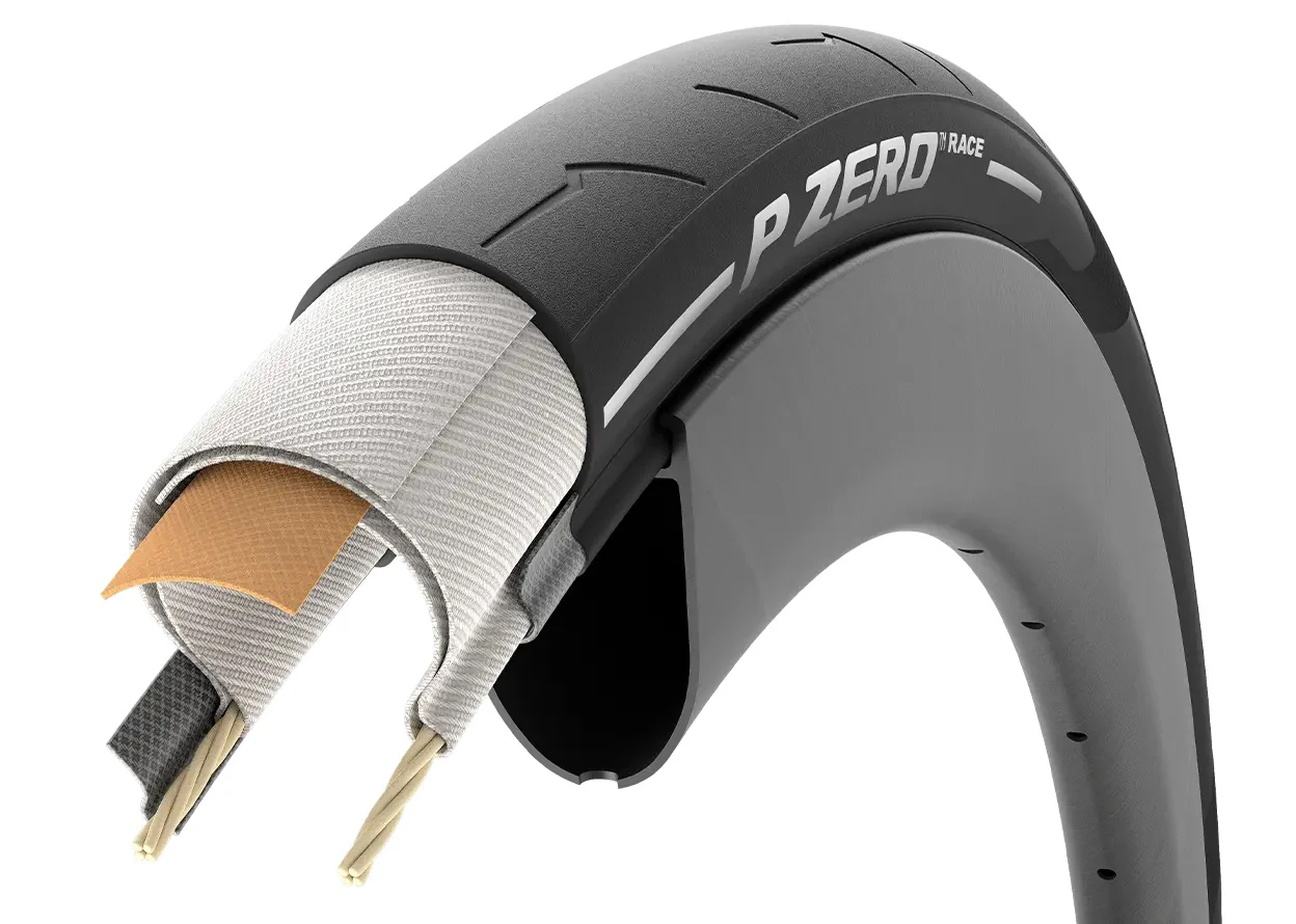Opona PIRELLI P ZERO RACE 700c TubeType Turquoise - Image 4