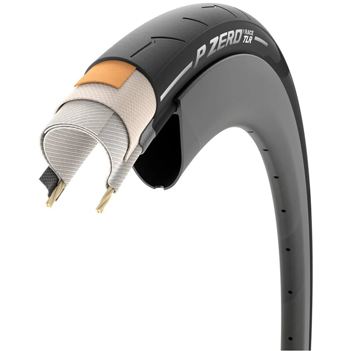 Opona PIRELLI P ZERO RACE TLR 700c Tubeless Ready Black - Image 7