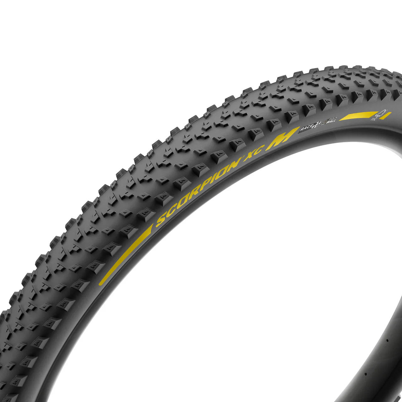 Opona PIRELLI SCORPION RACE XC M ProWall 29x2.40 Tubeless Ready Soft Black/Yellow Team Edition - Image 3