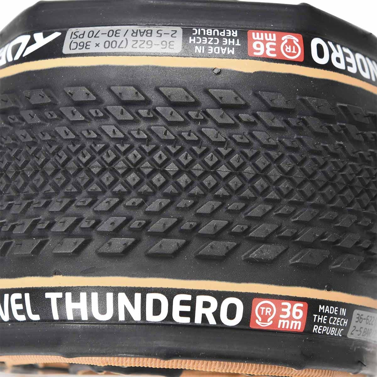 Opona TUFO GRAVEL THUNDERO 700x36c Tubeless Ready Beige - Image 2
