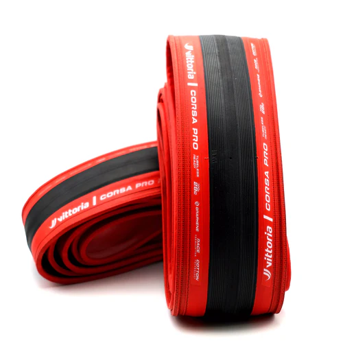 Opona VITTORIA CORSA PRO Graphene G2.0 700c Tubeless Ready - Edycja specjalna czerwona - Image 4
