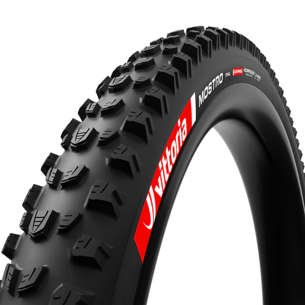 VITTORIA MOSTRO TRAIL 27.5x2.60 4C Graphene 2.0 Tubeless Ready Miękka opona w kolorze czarnym