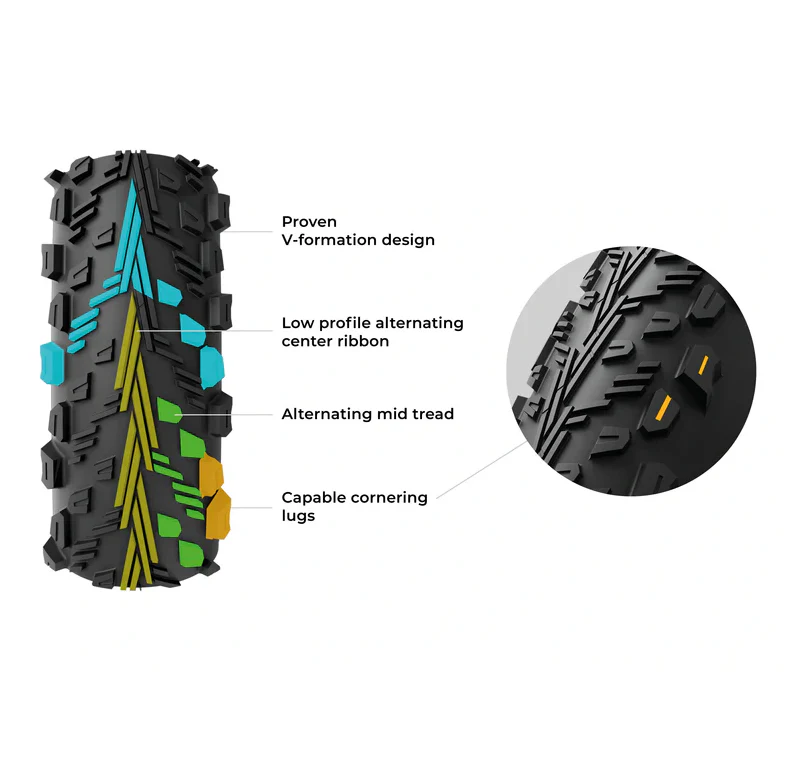 VITTORIA PEYOTE XC TRAIL 29x2.10 Graphene 4C Tubeless Ready Miękka opona czarna - Image 4