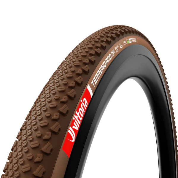 Opona VITTORIA TERRENO PRO T50 Mixed Gravel Race 700x35c Tubeless Ready Soft Brown