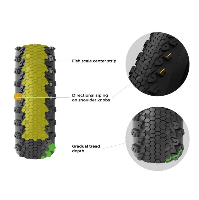VITTORIA TERRENO T30 FINE LOOSE Gravel Sport 700x35c Opona dętkowa czarna - Image 6