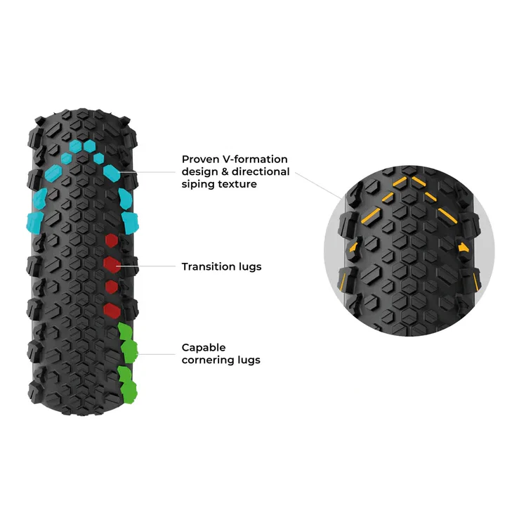Opona VITTORIA TERRENO T50 MIXED Gravel Endurance 700x40c Tubeless Ready Soft Brown - Image 5