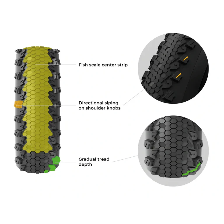 VITTORIA TERRENO XC TRAIL 29x2.10 4C Graphene 2.0 Tubeless Ready Miękka opona czarna - Image 4