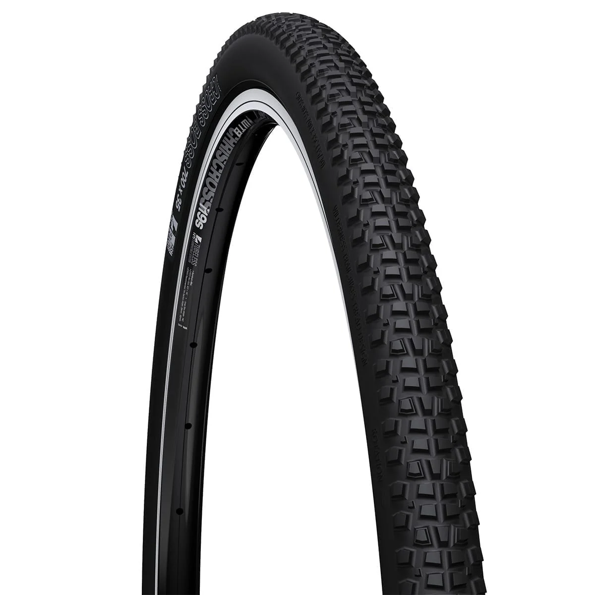 Opona WTB CROSS BOSS TCS Light 700x35c Tubeless Ready Czarna