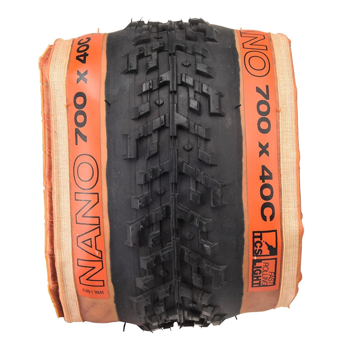 Opona WTB NANO TCS LIGHT FAST ROLLING DUAL DNA 700x40c Tubeless Ready Beige - Image 2