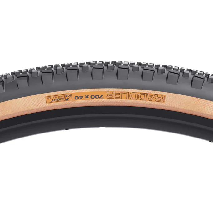 WTB RADDLER TCS LIGHT FAST ROLLING DUAL DNA SG2 700x40c Tubeless Ready Wzmocniona opona beżowa - Image 2