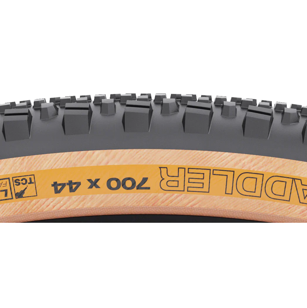 WTB RADDLER TCS LIGHT FAST ROLLING DUAL DNA SG2 700x44c Tubeless Ready Wzmocniona opona beżowa - Image 2