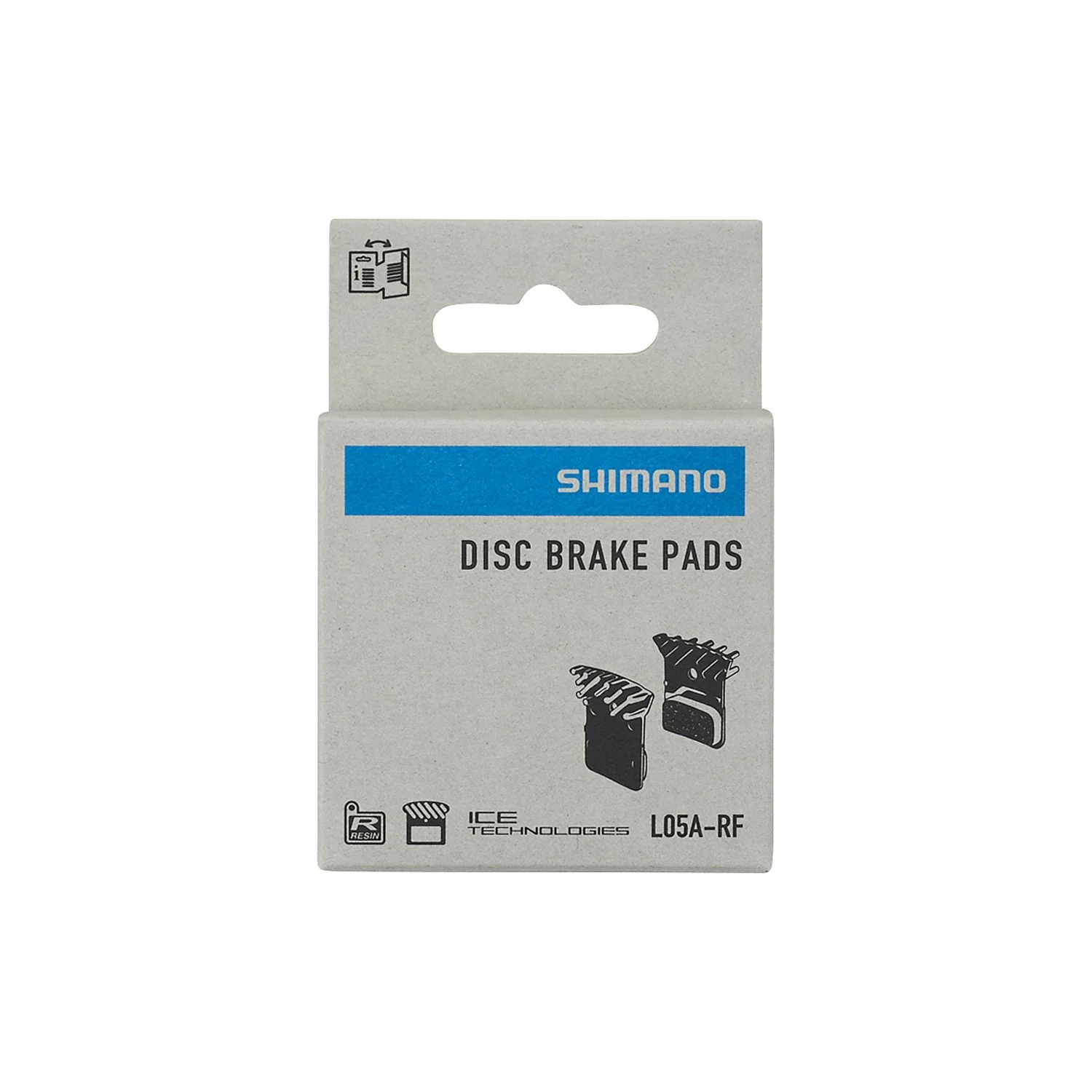 Organiczne klocki hamulcowe SHIMANO L05A-RF Dura-Ace/Ultegra/105/Tiagra/GRX/Metrea - Image 3