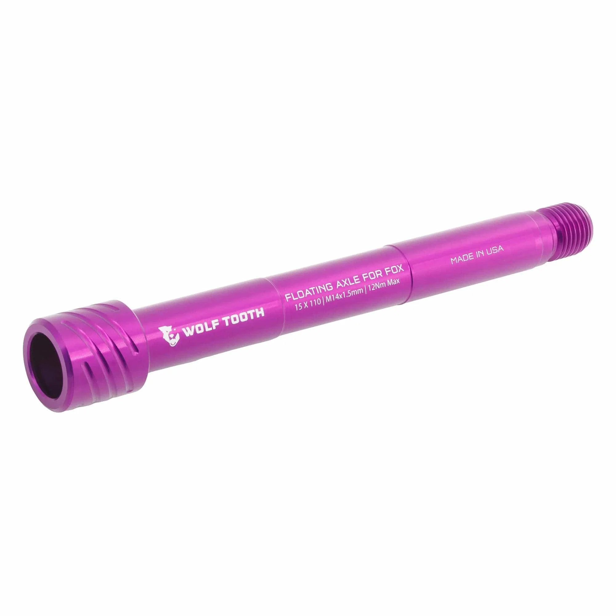 Oś przedniego koła WOLF TOOTH do widelca FOX 36/38 15x110 mm Boost Violet