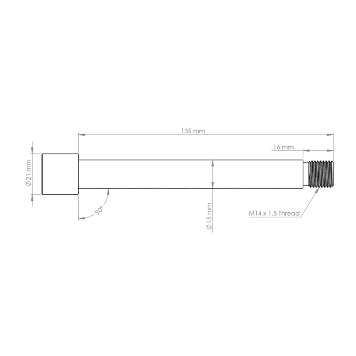 Oś przedniego koła BURGTEC do widelca FOX 15x110 mm Boost KaboltX 2021 Purple - Image 2
