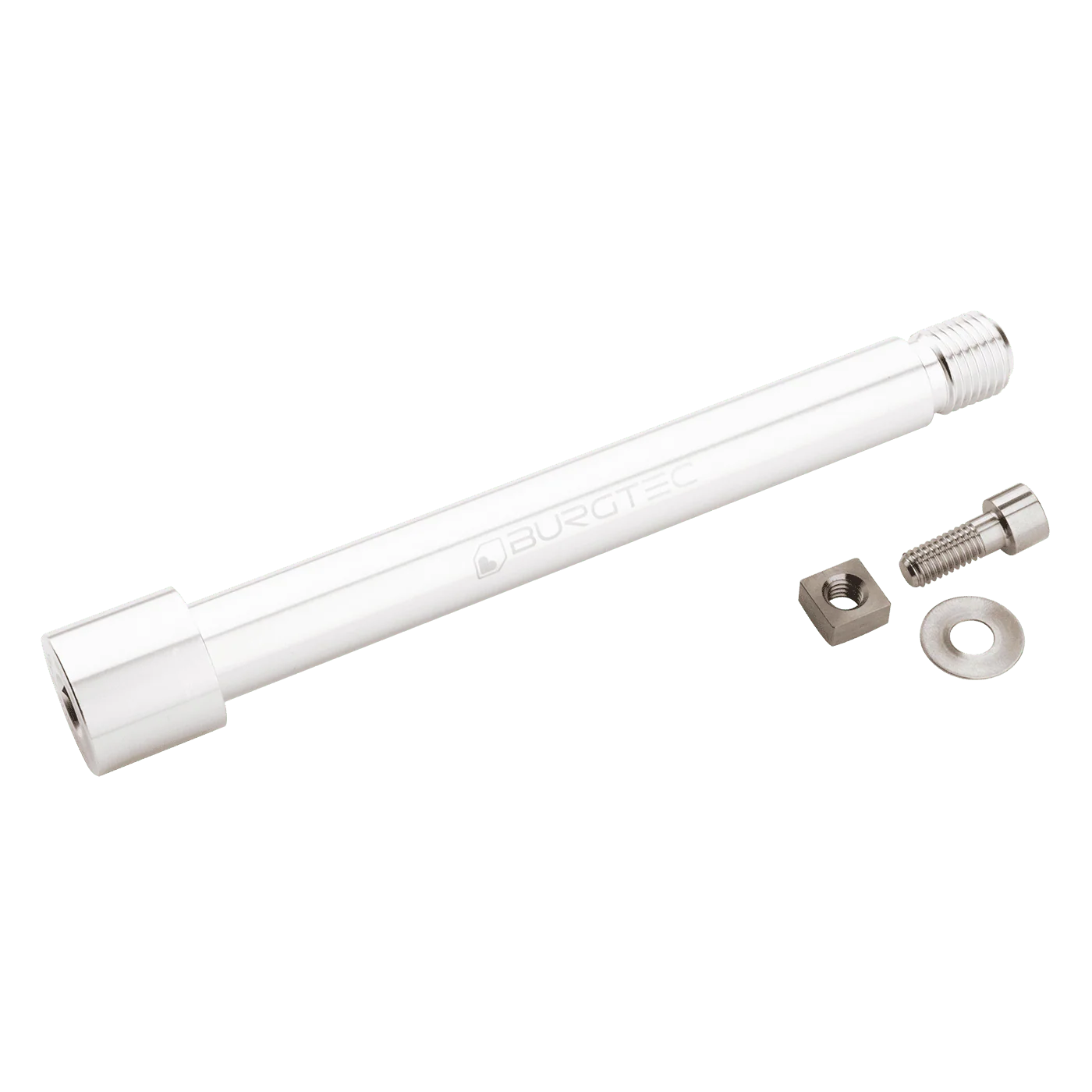 Oś przedniego koła BURGTEC do widelca FOX 15x110 mm Boost KaboltX 2021 Silver