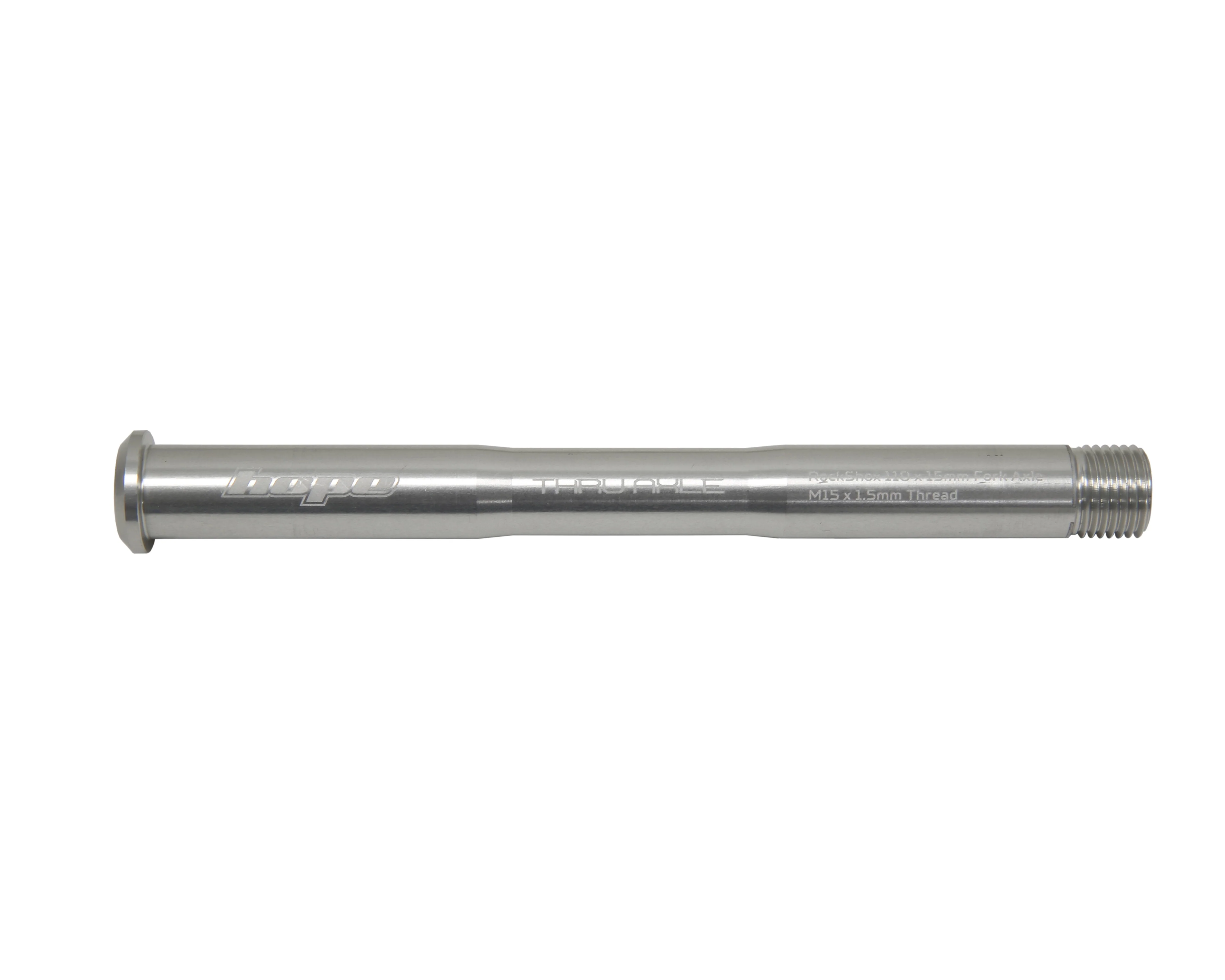 Oś przedniego koła HOPE do widelca ROCKSHOX Pike/Lyric/Zeb srebrna