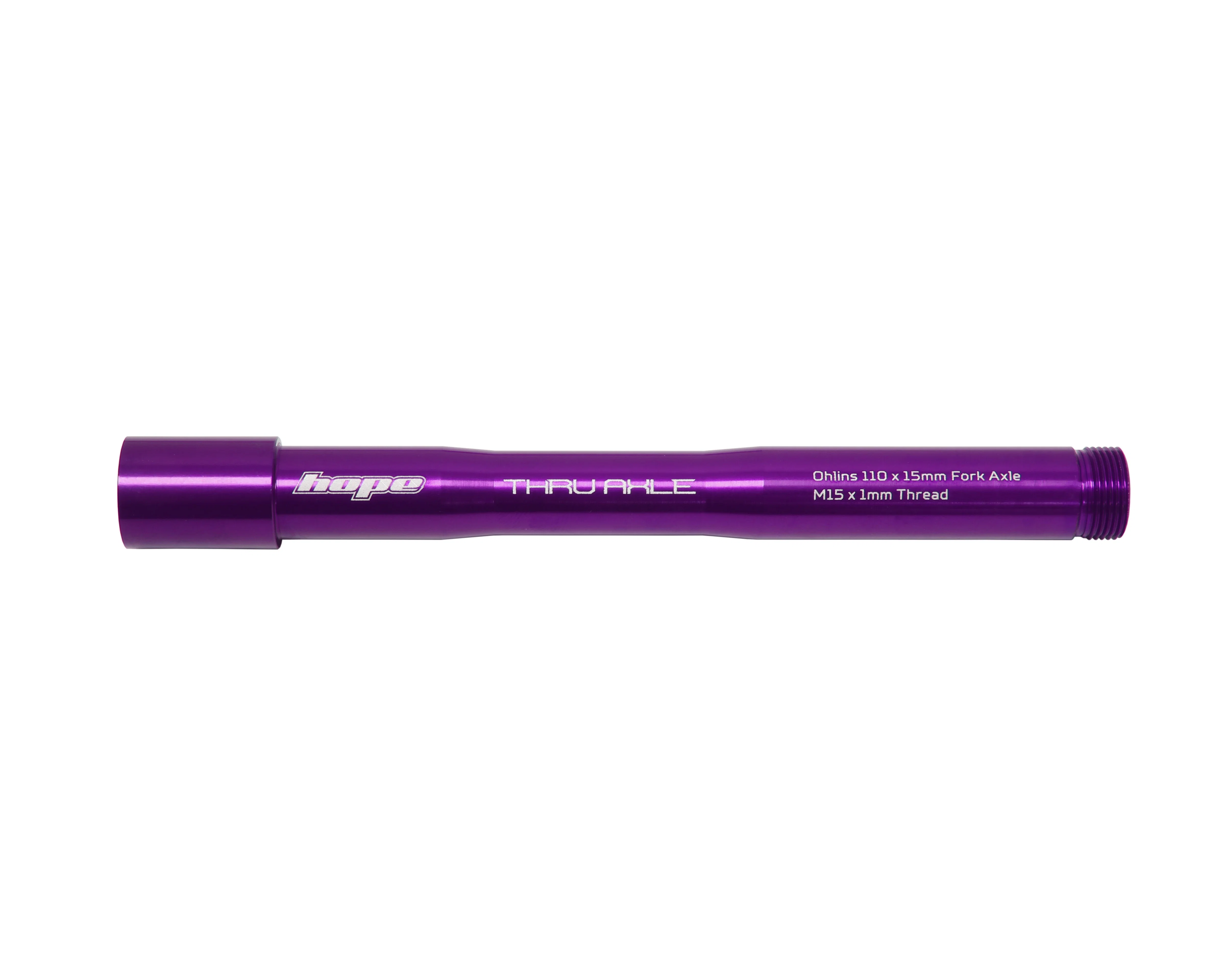 Oś przedniego koła HOPE do widelców OHLINS RXF34/RXF36/RXF38 Fioletowa