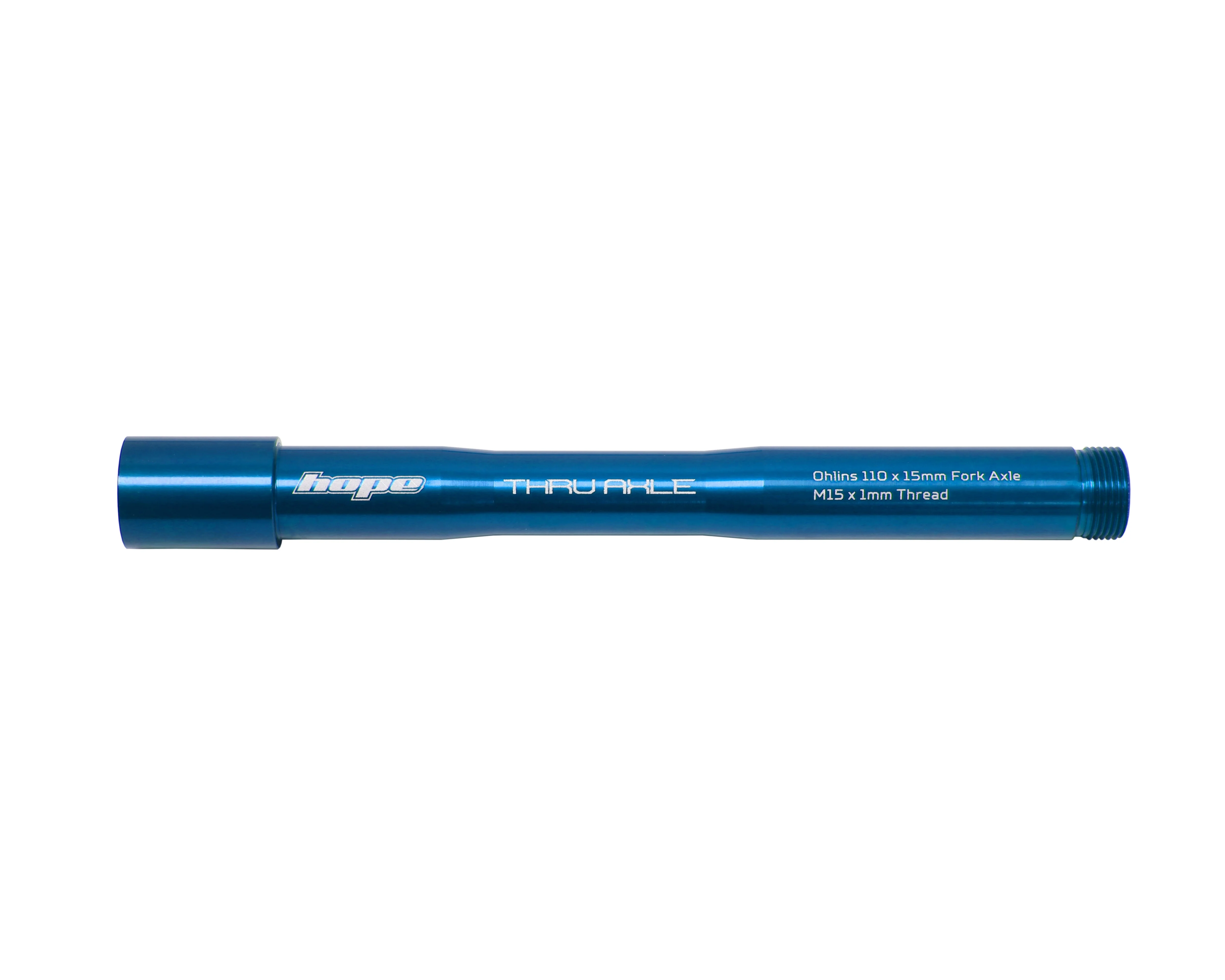 Oś przedniego koła HOPE do widelców OHLINS RXF34/RXF36/RXF38 niebieska