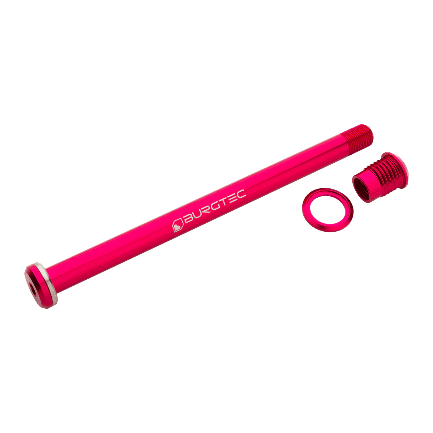 Oś tylnego koła BURGTEC 173,7 mm do różowych ram Santa Cruz