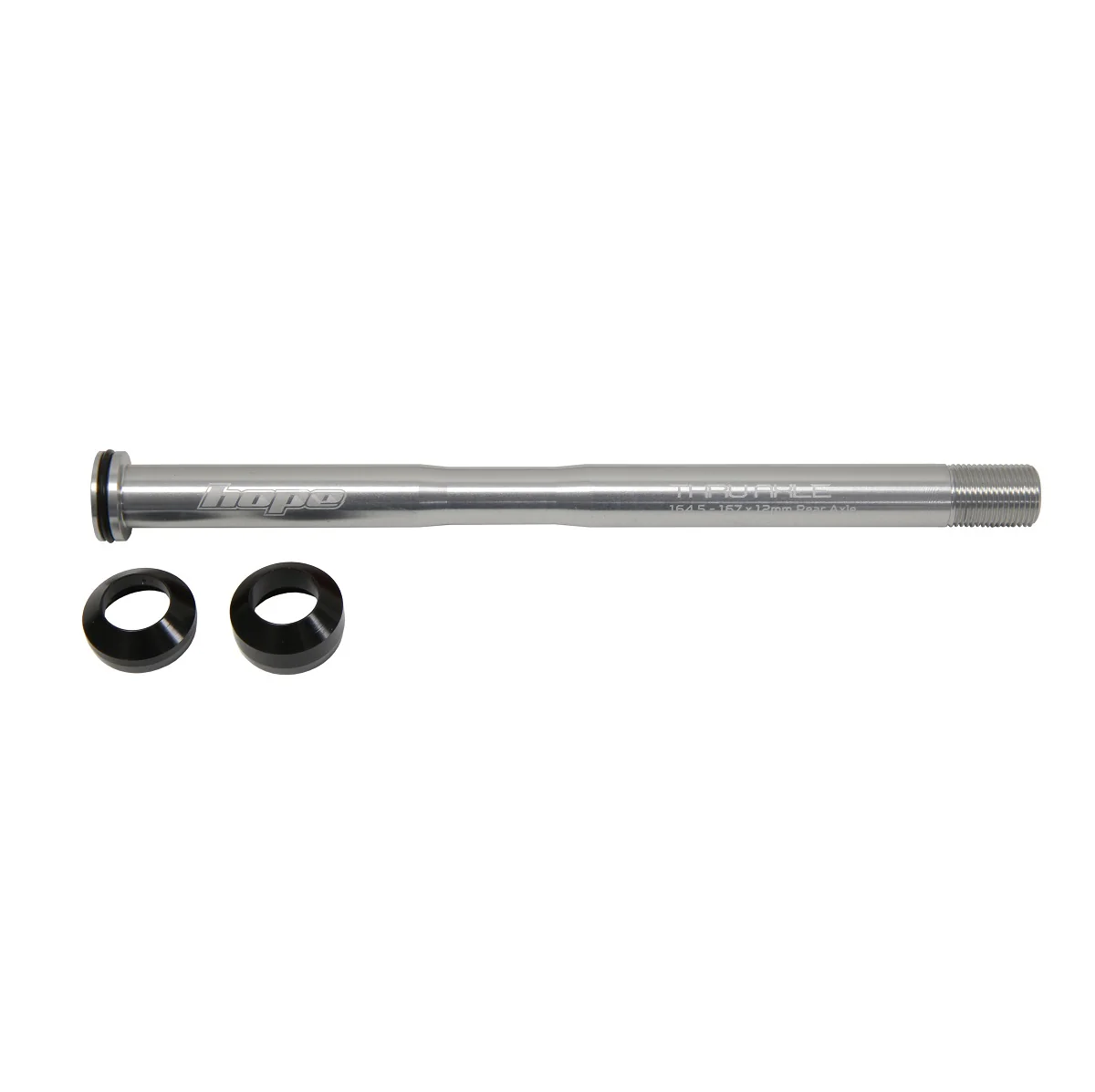 Oś tylnego koła HOPE 164.5-167mm #HTAR167 srebrna