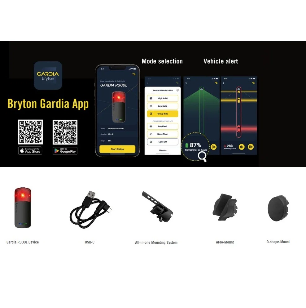 Oświetlenie tylne BRYTON RADAR GARDIA R300L - Image 7