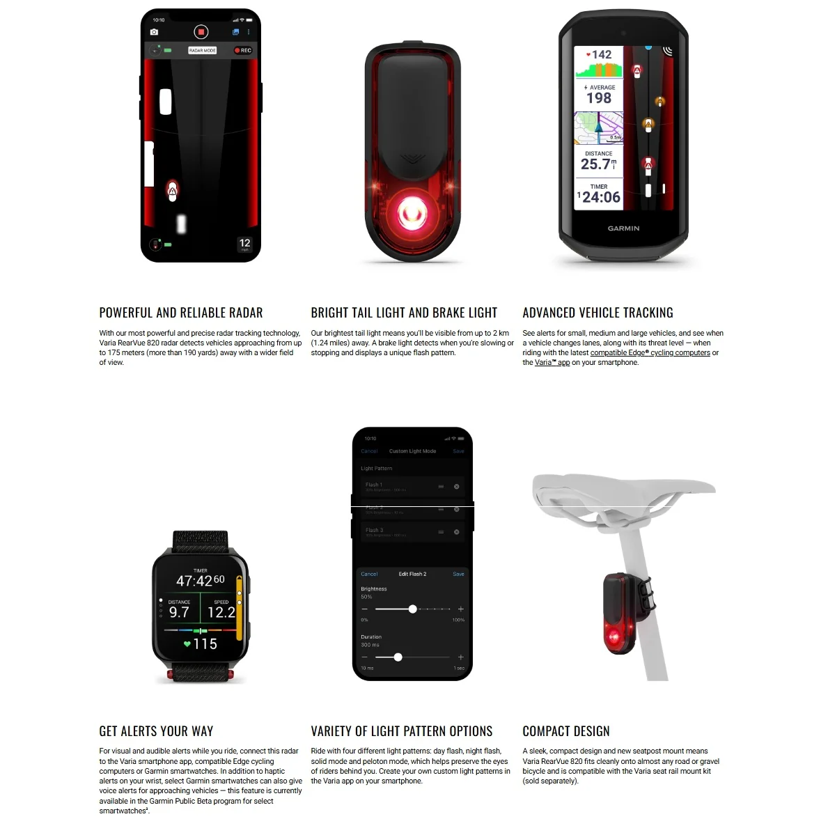 Oświetlenie tylne GARMIN VARIA REARVUE 820 - Image 9