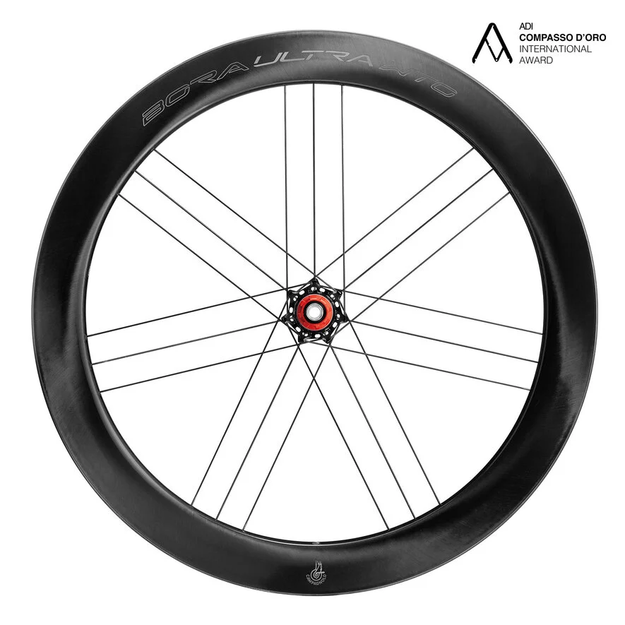 Para chromowanych kół CAMPAGNOLO BORA ULTRA WTO 60 C23 DISC przystosowanych do montażu bezdętkowego (Center Lock) - Image 2