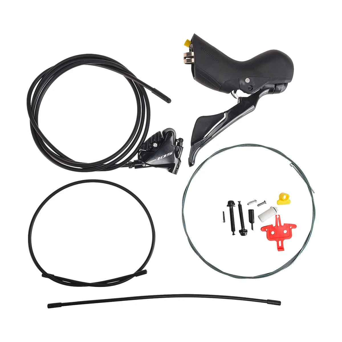 Para dźwigni i zacisków bez tarczy SHIMANO 105 R7020 2x11 z płaskim mocowaniem - Image 2