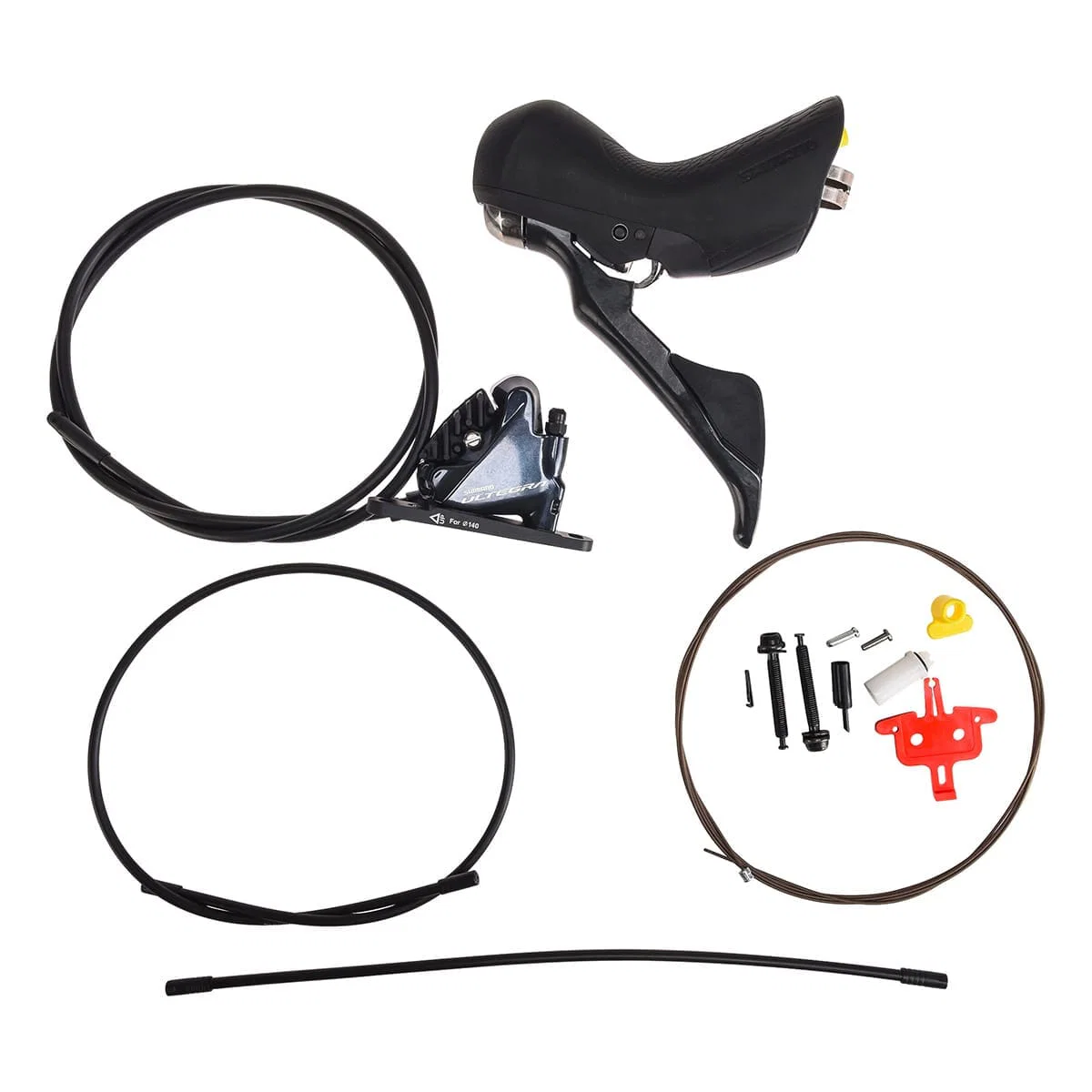 Para dźwigni i zacisków SHIMANO ULTEGRA R8020 2x11 z płaskim mocowaniem bez tarcz - Image 3