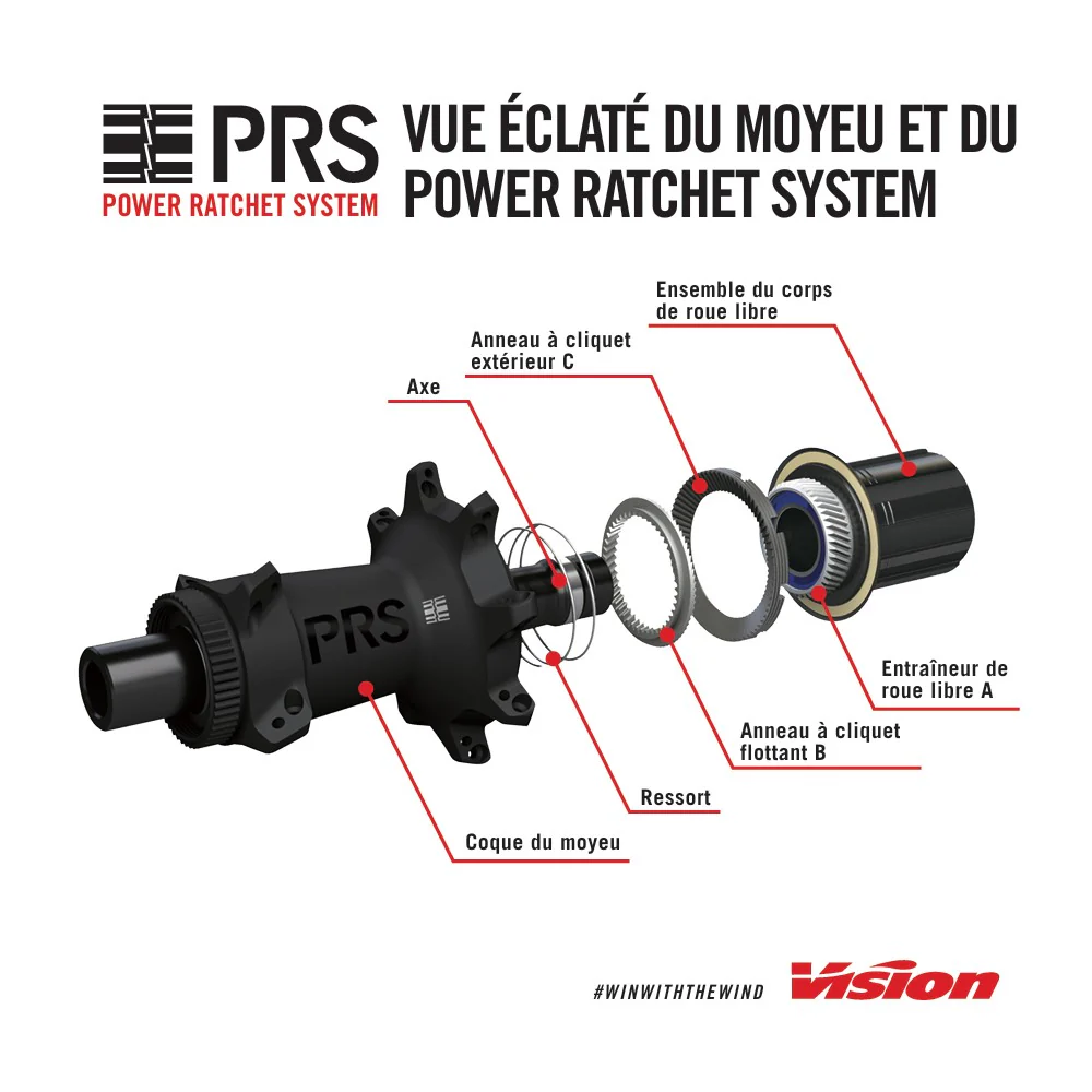 Para kół bezdętkowych VISION Metron 45 SL (centralna blokada) - Image 4